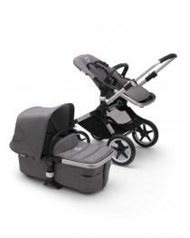 Brand New Bugaboo Fox 2 Complete Full-Size Stroller, The Most Advanced Comfort Stroller - Aluminum Grey Melange